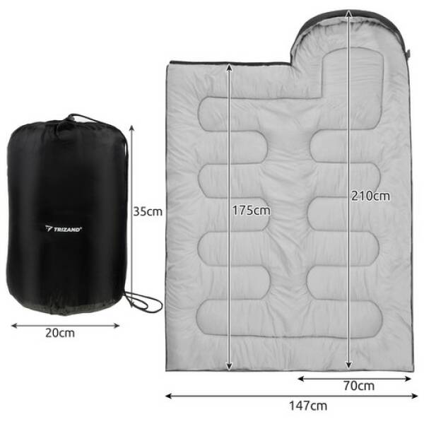 eng pl 2in1 tourist sleeping bag Trizand 21084 16752 16