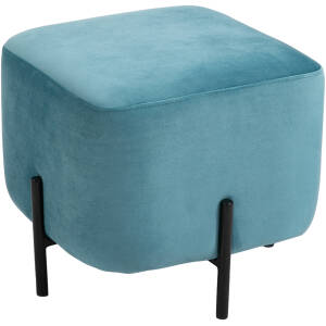 Puf Polstret Turkis 44,5 x 44,5 x 41,5 cm