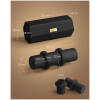 klockfodral resa rulle for 3 klockor ronne collection vavt lader blacksvart 98 x 212 x 87 cm 5