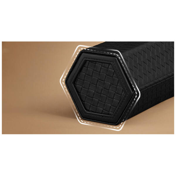klockfodral resa rulle for 3 klockor ronne collection vavt lader blacksvart 98 x 212 x 87 cm 7