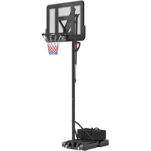 Basketkurv med Højdejusterbar Stativ 235-305 cm Metalramme
