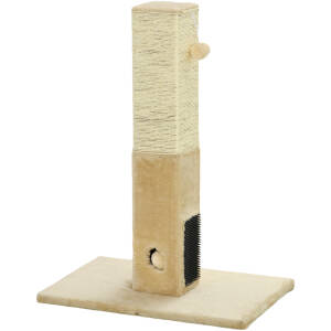 Kratzestolpe 79 cm (H) med Legetøj Beige