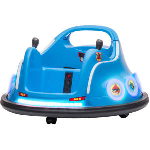 Radiobil Bumper Car 360° Rotation med Fjernbetjening Blå