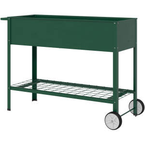 Dyrkningskasse Metal Høj 109 cm x 44 cm x 80 cm Grøn