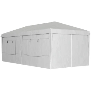 Popup Pavillon 3 x 6 m med Sidevægge – Partytelt