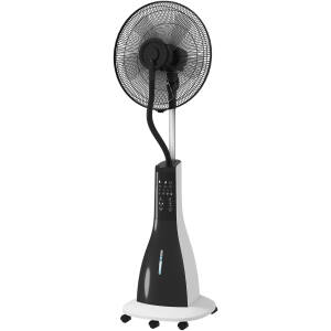 Gulvventilator med tågefunktion og fjernbetjening – 50 x 40 x 125 cm, 3L vandtank