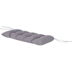 Bænkhynde med tyk polstring – 105 x 46 x 12,5 cm, grå