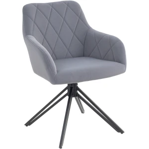 Velour lænestol til alle rum i retrodesign – Grå