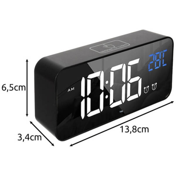 eng pl Alarm clock LED clock Izoxis 24736 18098 14