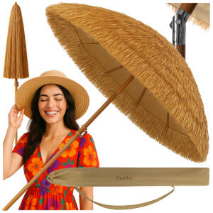 Haveparasol 170 cm – sammenklappelig parasol til altan, terrasse og strand